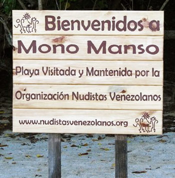 Nudistas Venezolanos - Aviso Mono Manso